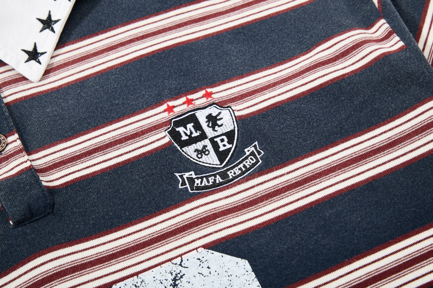 CapCabin “Vintage Stripe Rugby Polo”