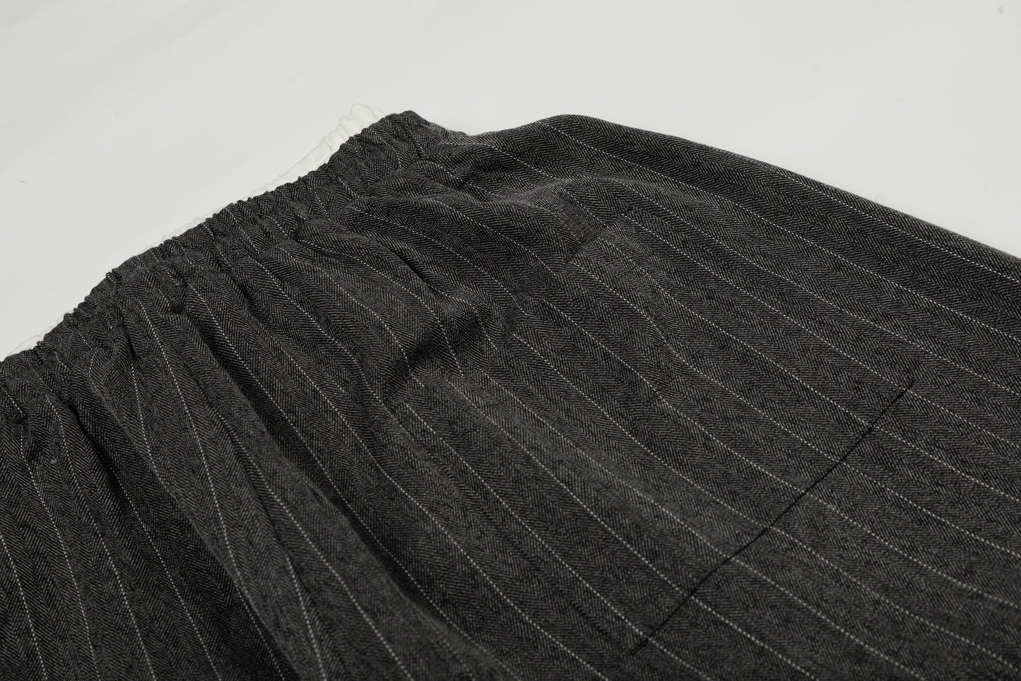 CapCabin Pinstripe Wide-Leg Track Pants