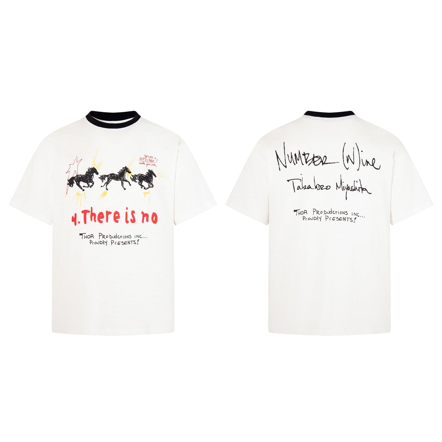 CapCabin “Number Nine Horses” Graphic T-Shirt