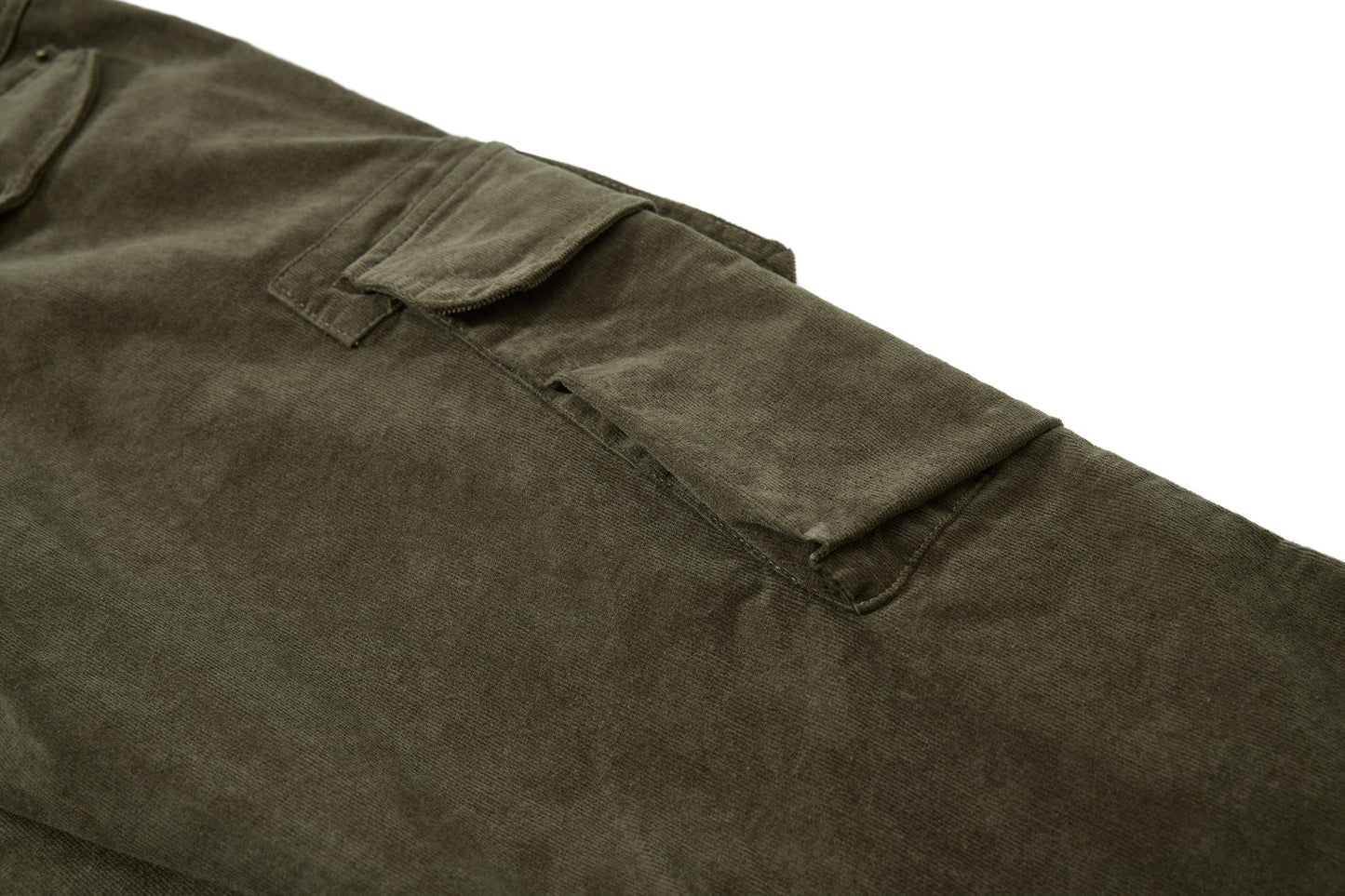 CapCabin Washed Utility Flared Pants