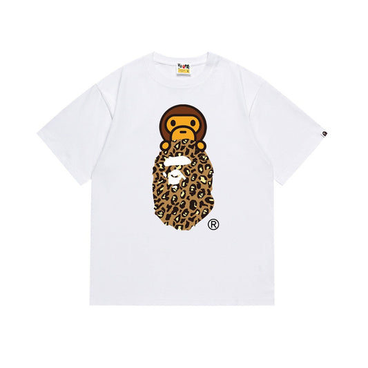BAPE Leopard Camo Ape Head Graphic T-Shirt