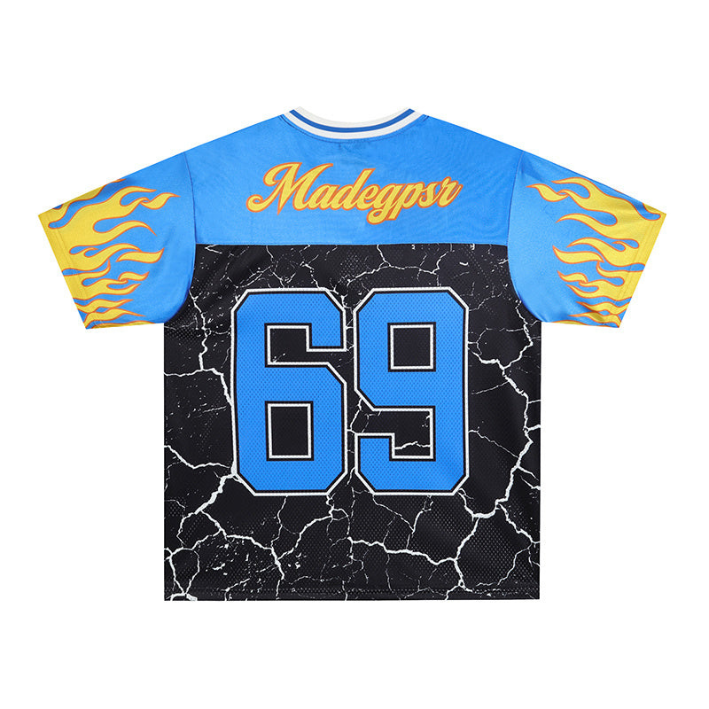CapCabin Flame Crack Performance Jersey