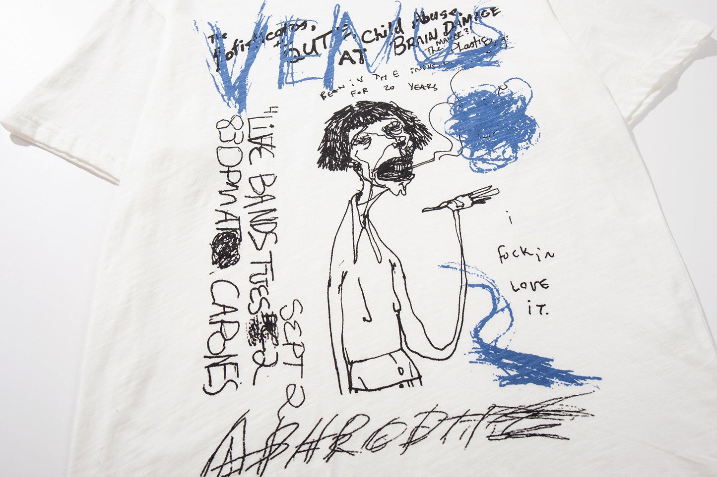 CapCabin Abstract Sketch Graphic T-Shirt