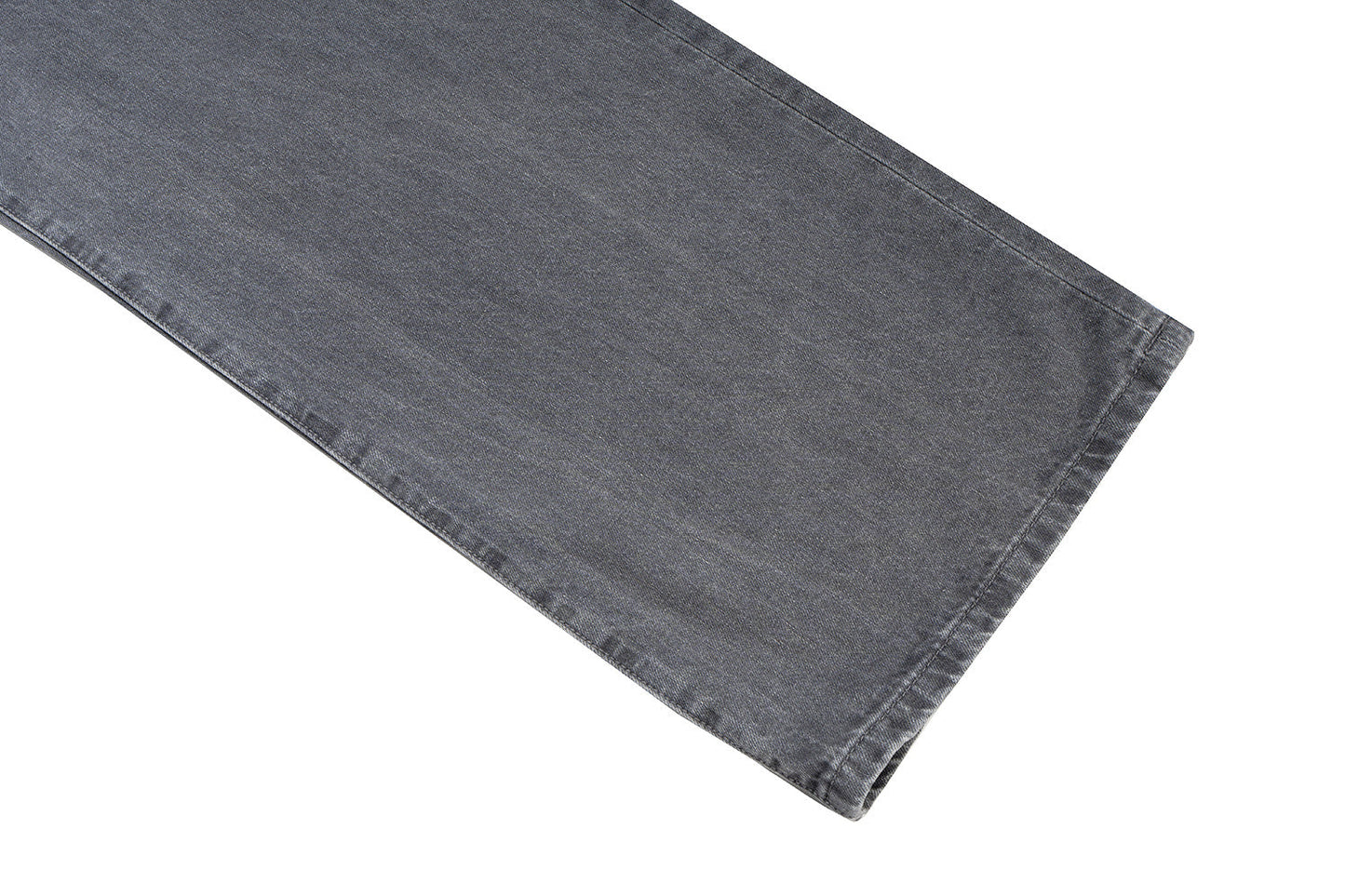 CapCabin Button-Fly Washed Denim Pants