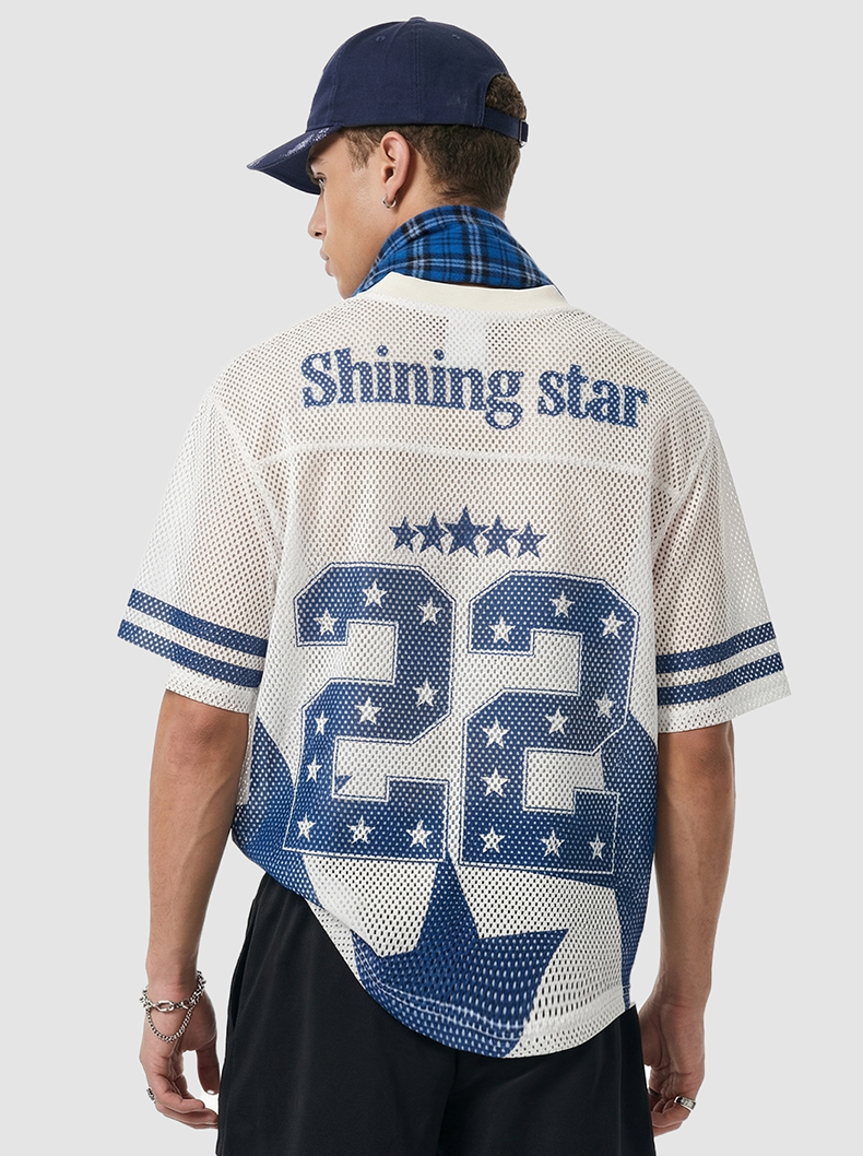 CapCabin “Shining Star 22” Mesh Jersey T-Shirt