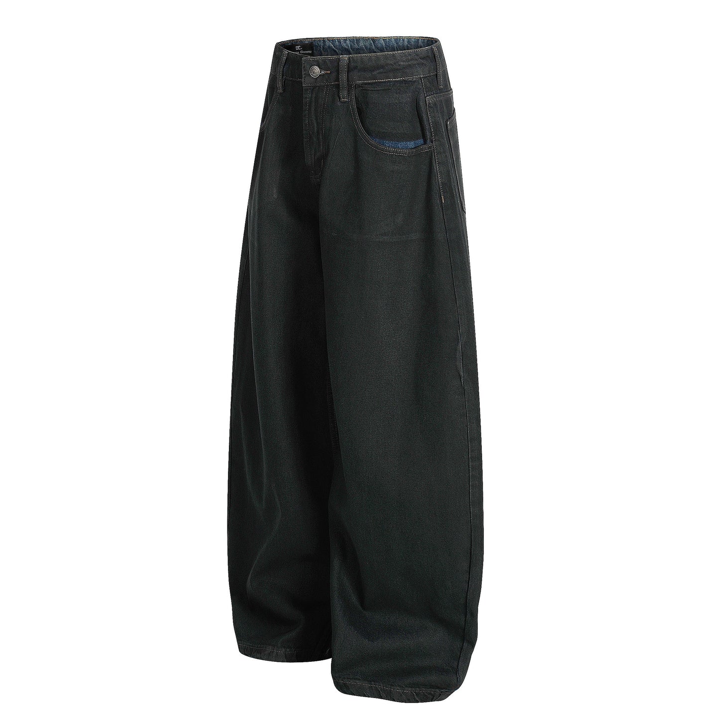 CapCabin Minimal Curved Denim Pants