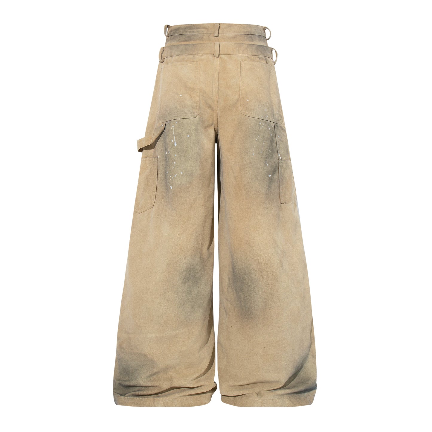 CapCabin Vintage Workwear Wide-Leg Pants