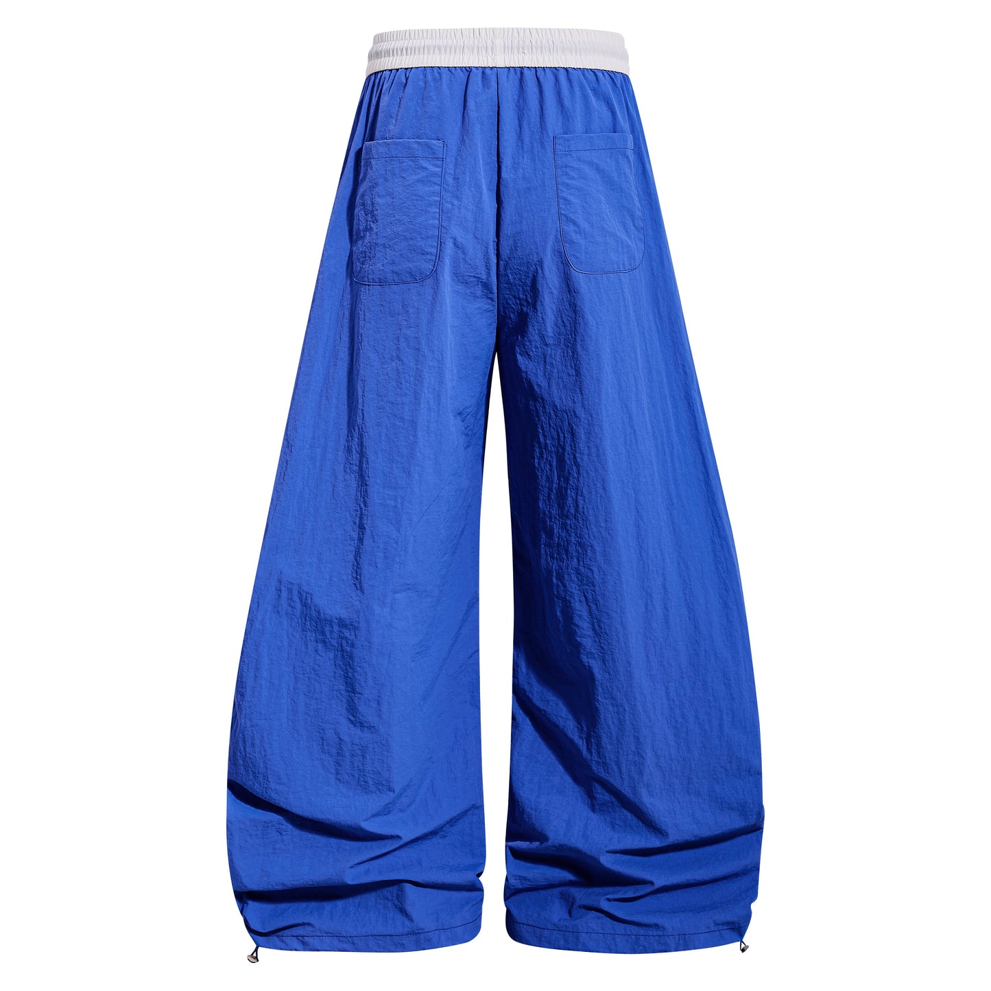CapCabin Retro Script Wide-Leg Track Pants