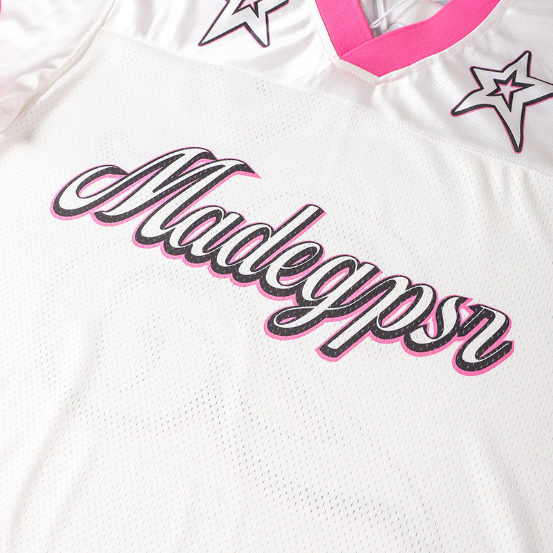 CapCabin Pink Star 25 Performance Jersey