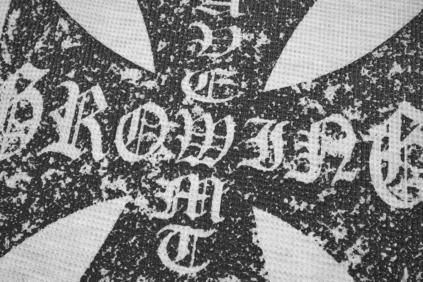CapCabin Gothic Cross Knit Sweatshirt
