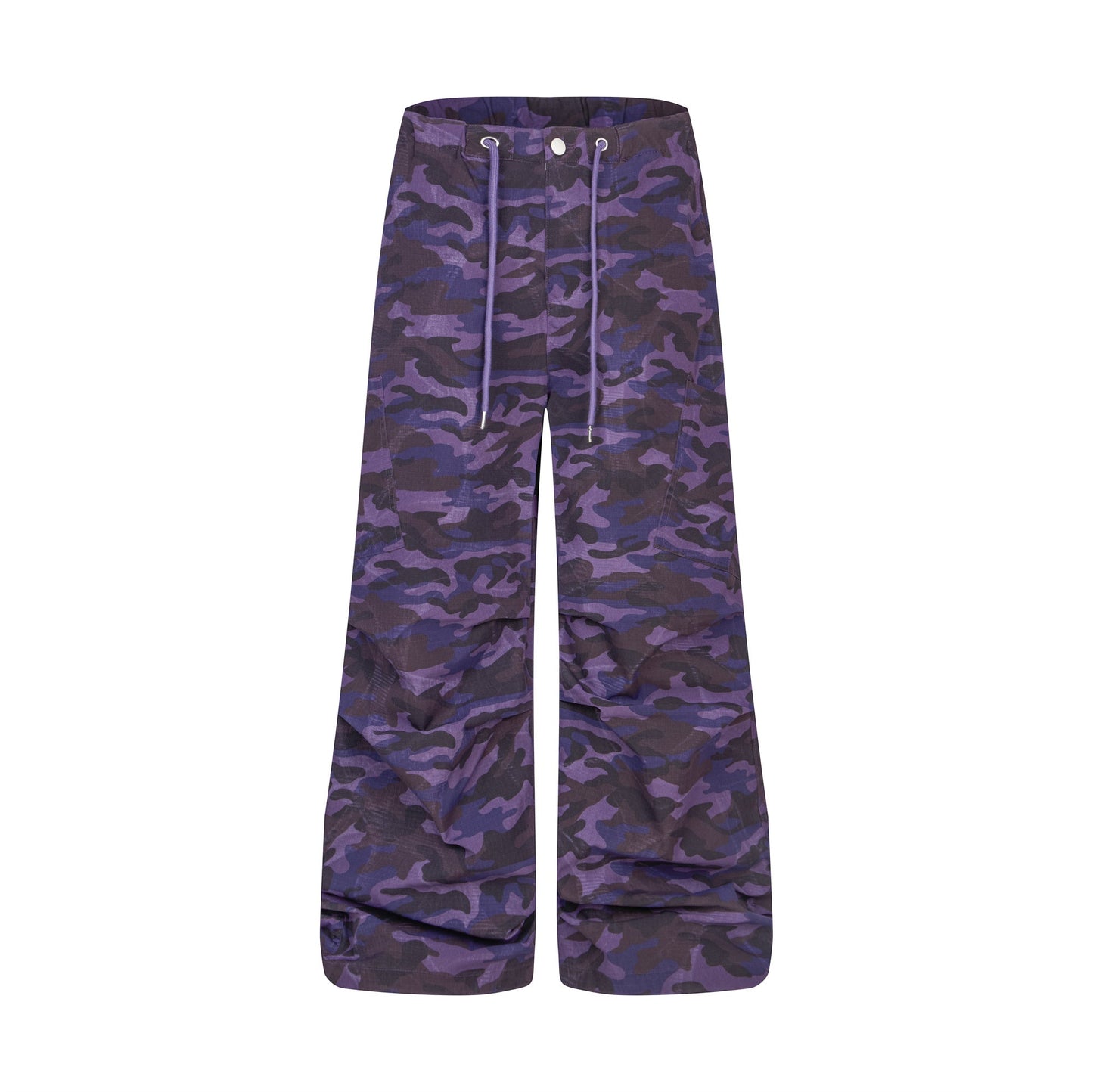 CapCabin Pink Camo Wide-Leg Pants