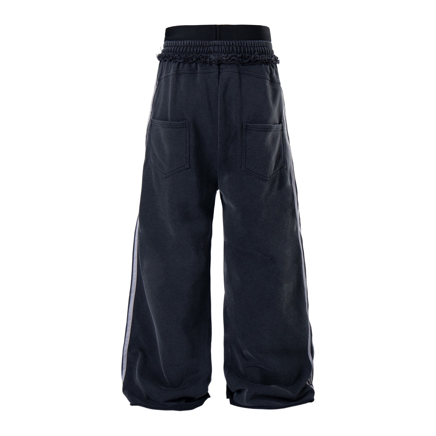 CapCabin Script Graffiti Wide-Leg Sweatpants