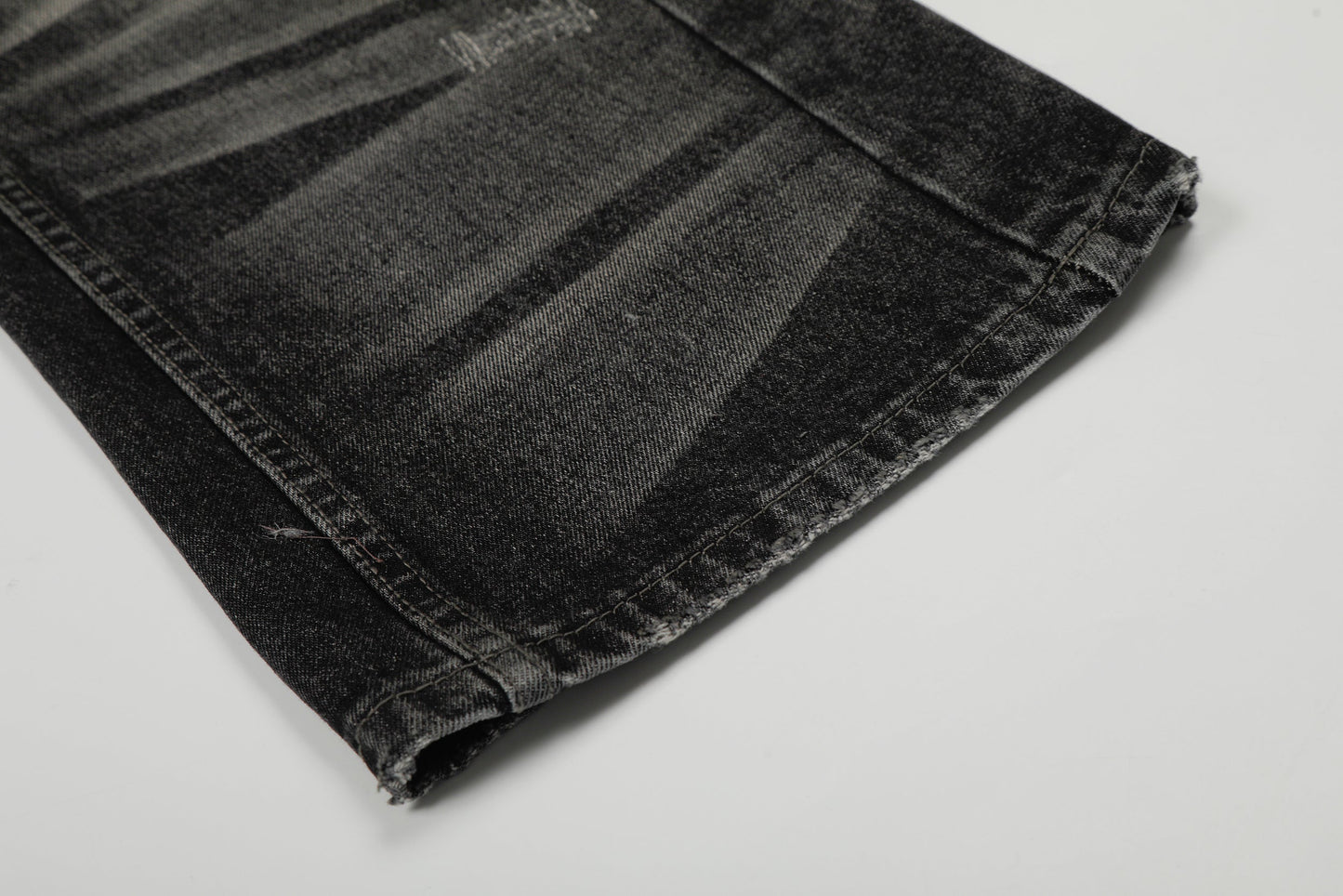 CapCabin Washed Distressed Denim Pants
