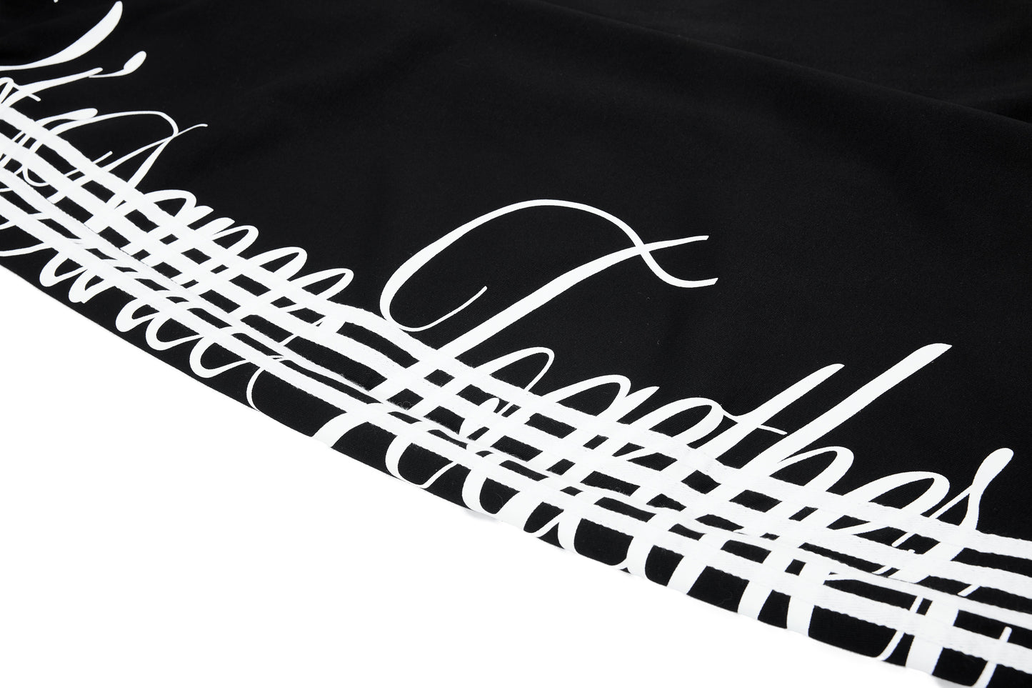 CapCabin Script Stripe Wide-Leg Sweatpants
