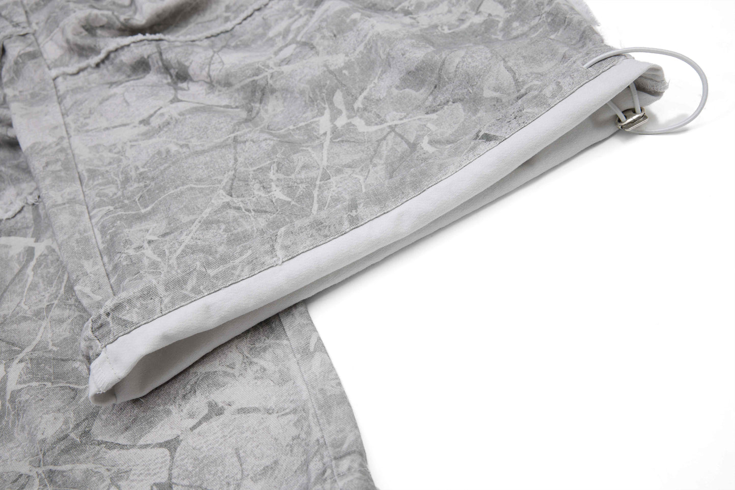 CapCabin “Washed Marble Wide-Leg Pants”