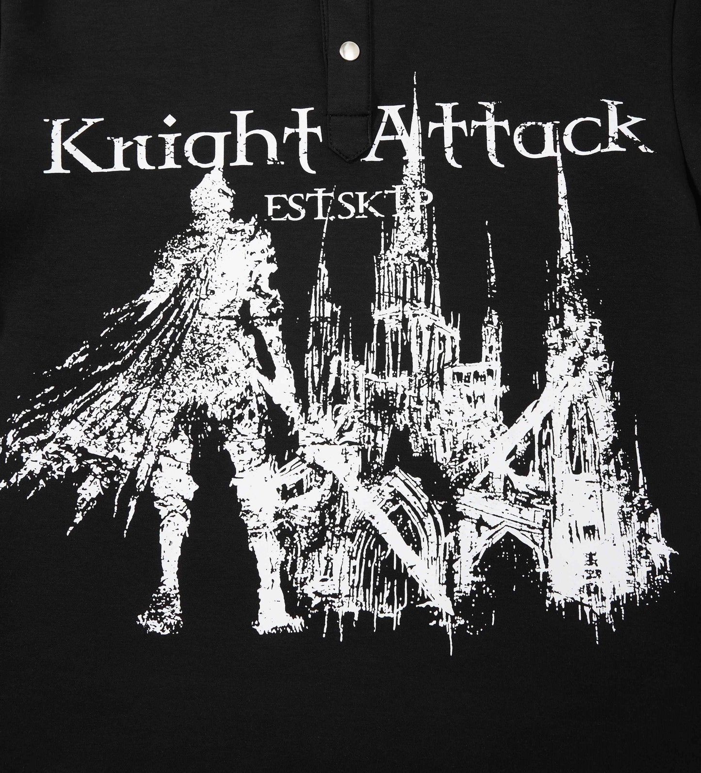 CapCabin “Knight Attack Graphic Polo Tee”