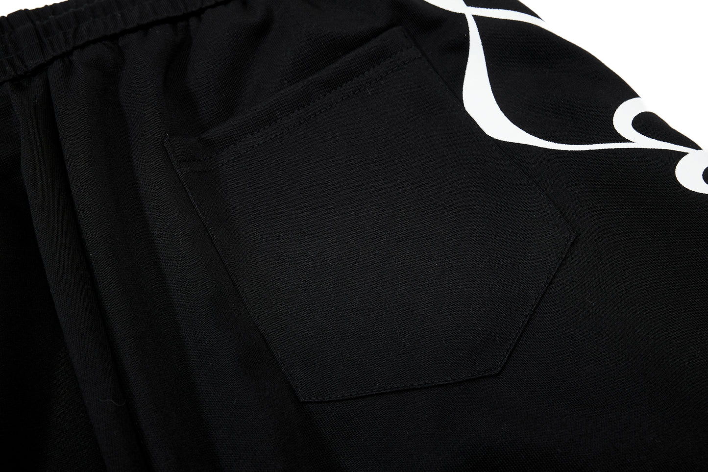CapCabin Script Stripe Wide-Leg Sweatpants
