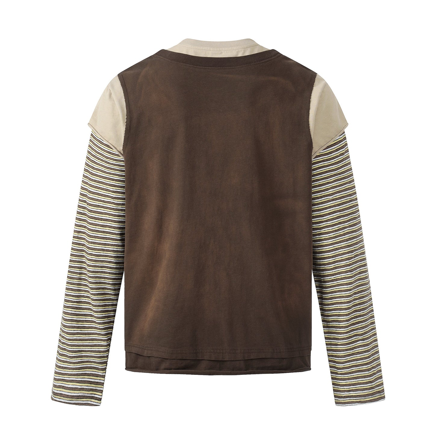 CapCabin Layered Long Sleeve Graphic T-Shirt
