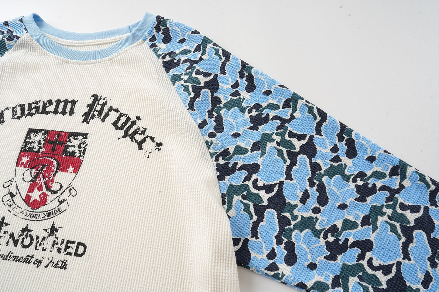 CapCabin Camo Raglan Long Sleeve Tee