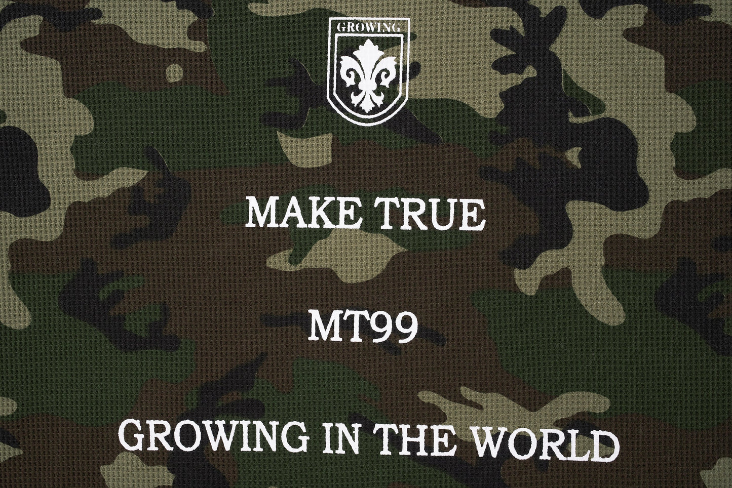 CapCabin Camo Text Graphic Longsleeve