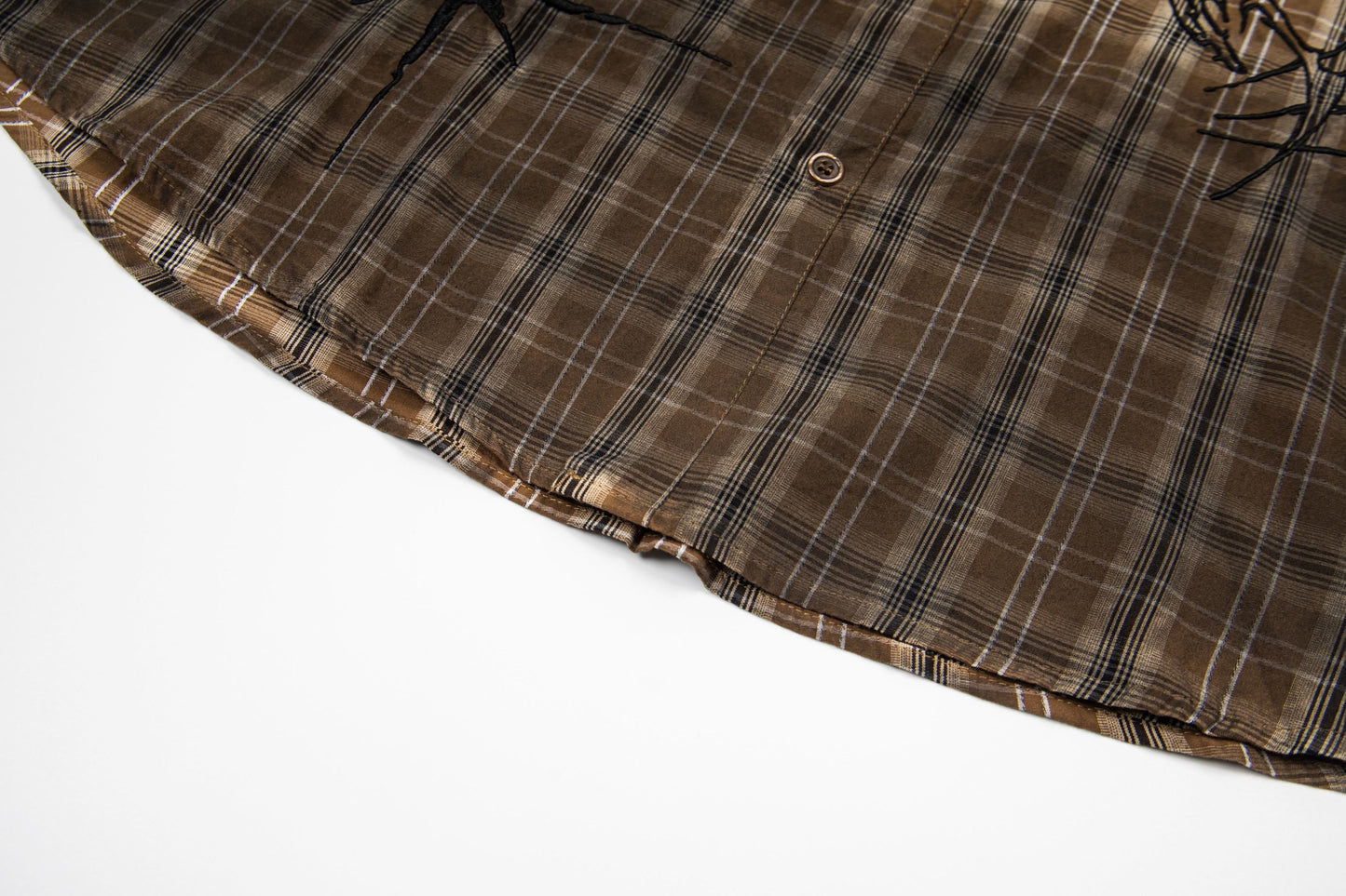 CapCabin Vintage Plaid Graphic Shirt