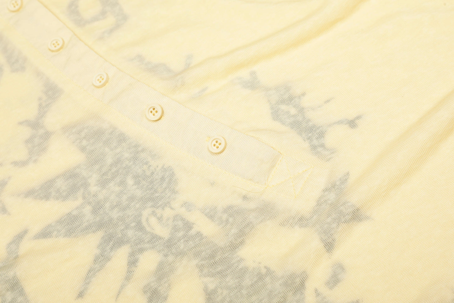 CapCabin Graphic Long Sleeve Henley Tee