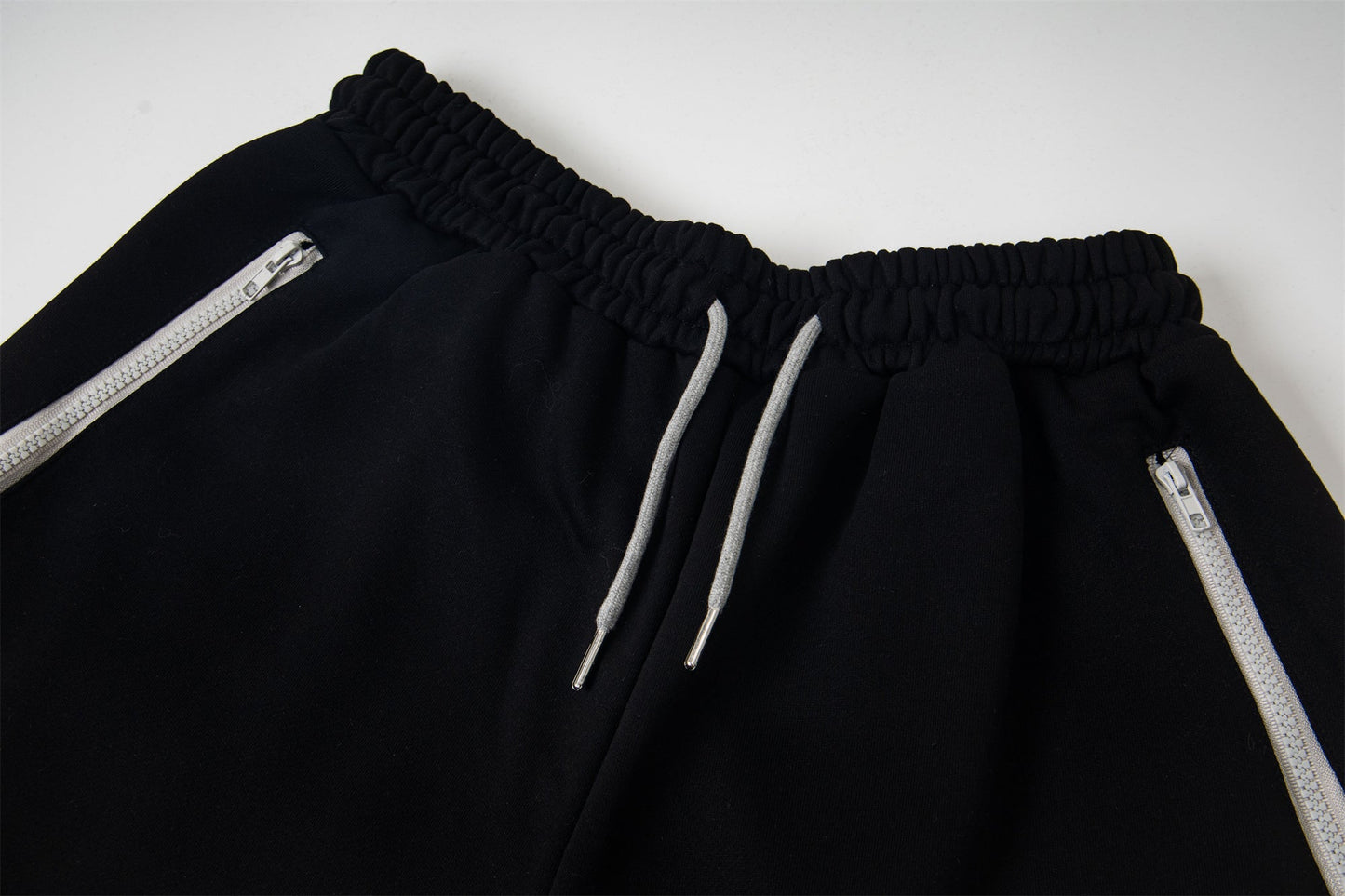 CapCabin Flame Script Wide-Leg Sweatpants