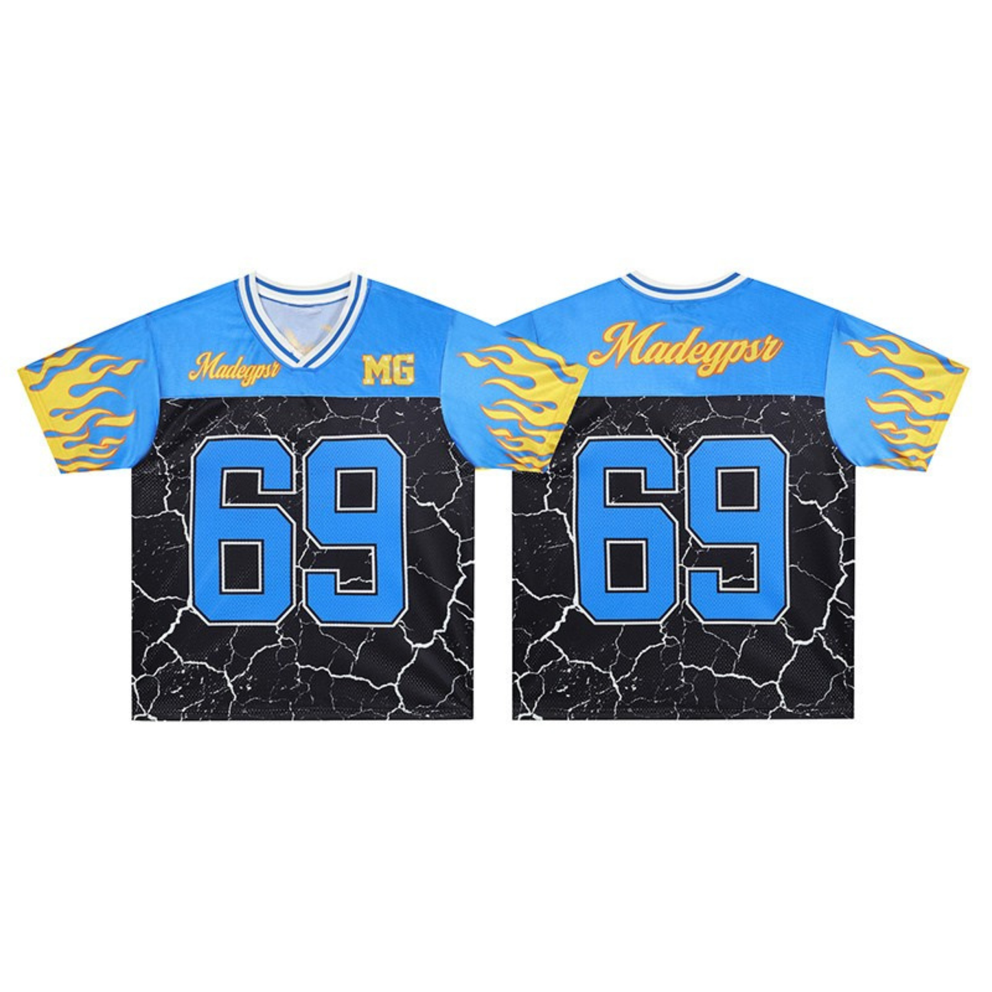 CapCabin Flame Crack Performance Jersey