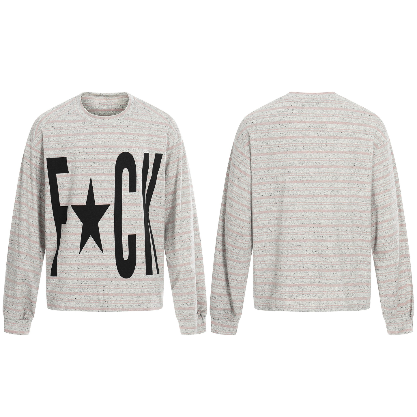 CapCabin Graphic Striped Long Sleeve Tee