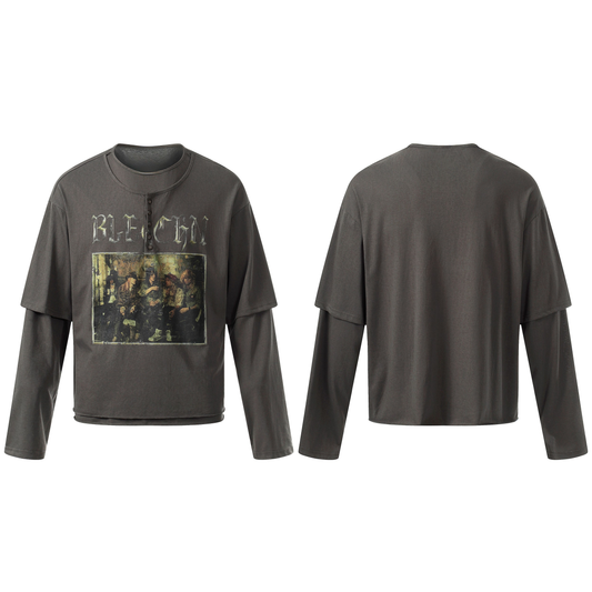 CapCabin Layered Graphic Long Sleeve Tee