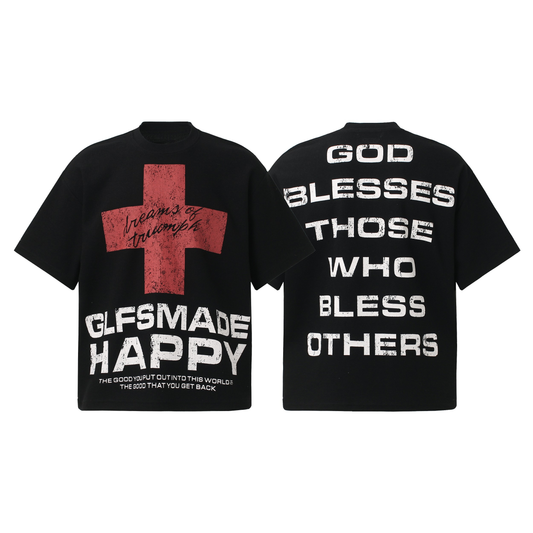 CapCabin Cross Typography Graphic Tee