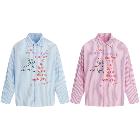 CapCabin Handwritten Stripe Shirt