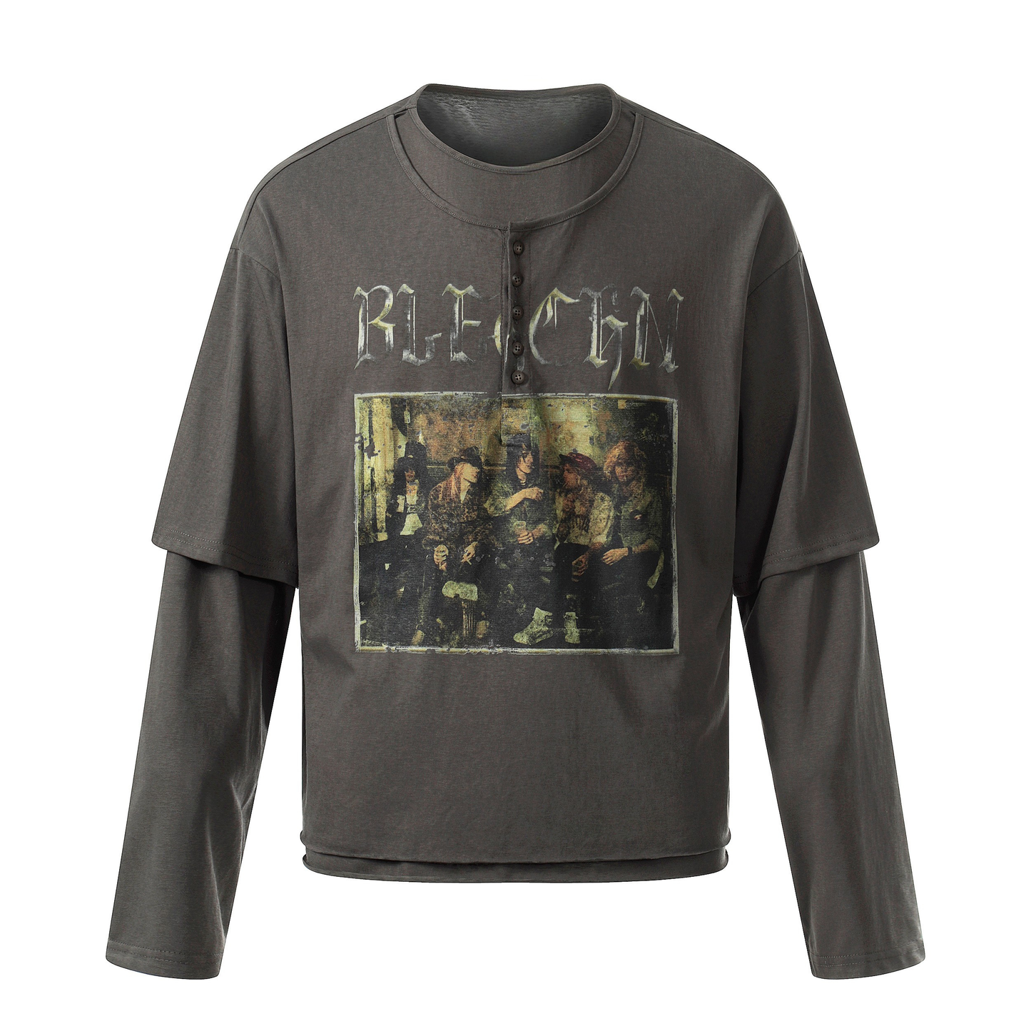 CapCabin Layered Graphic Long Sleeve Tee