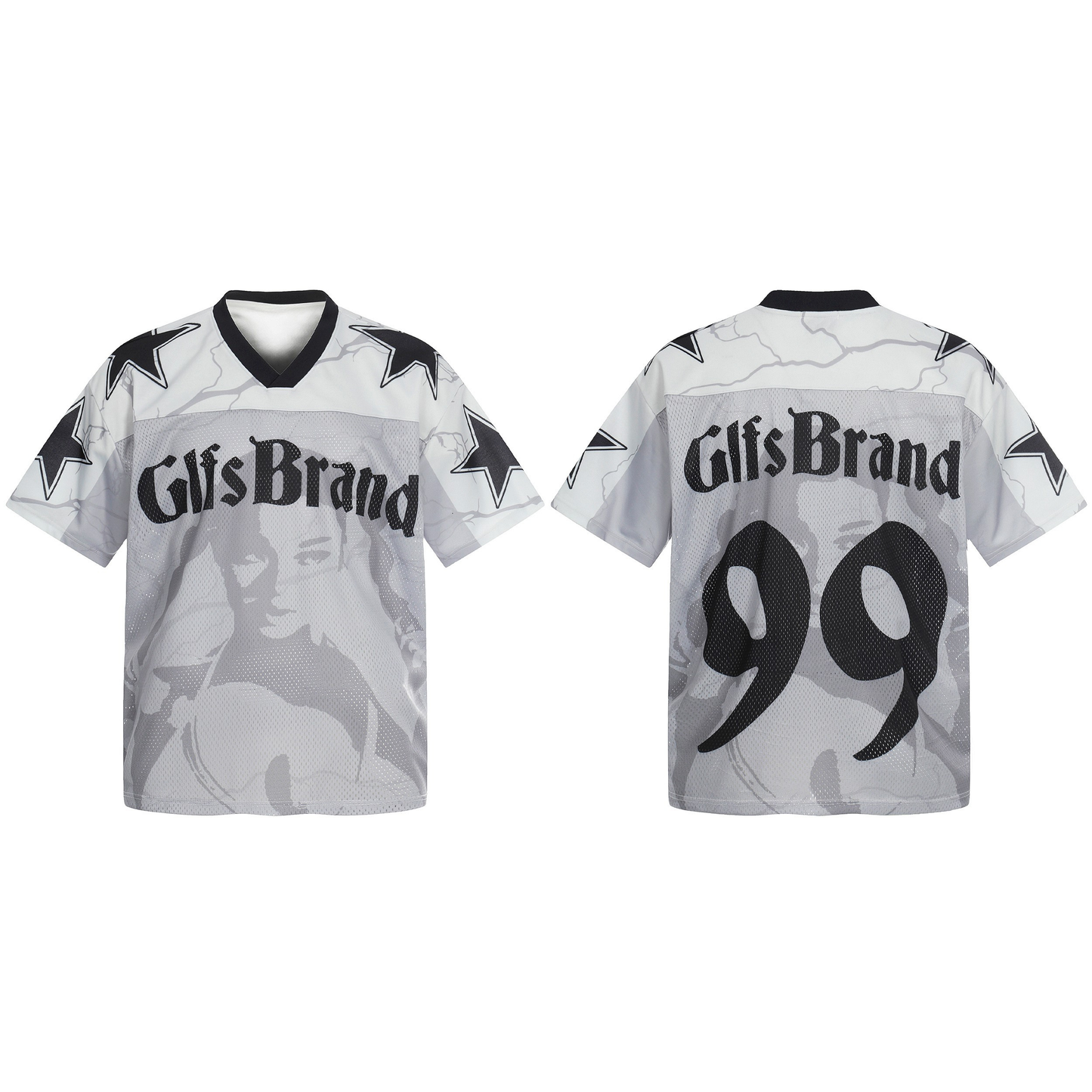 CapCabin Portrait Graphic Mesh Jersey
