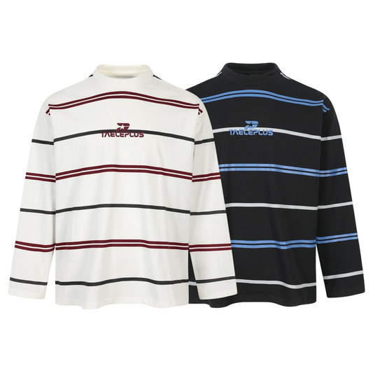 CapCabin Striped Long Sleeve Tee