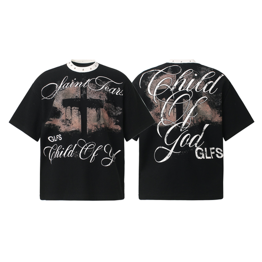 CapCabin Cross Script Graphic Tee