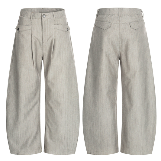 CapCabin Wide-Leg Tailored Pants