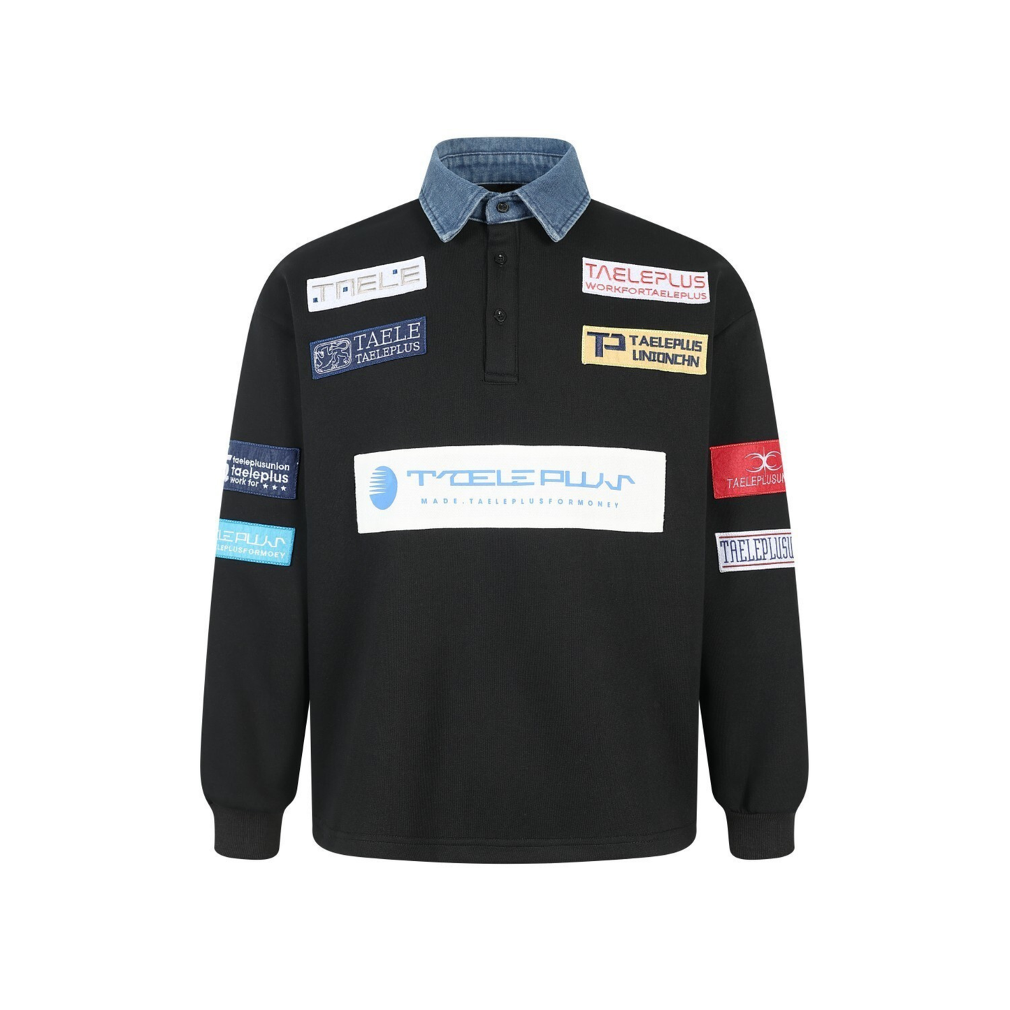 CapCabin Patchwork Polo Sweatshirt