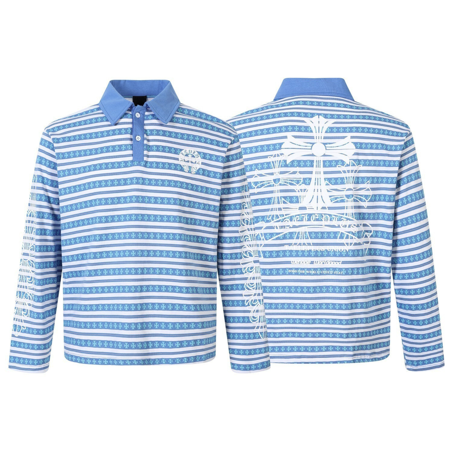 CapCabin Heritage Stripe Long Sleeve Polo