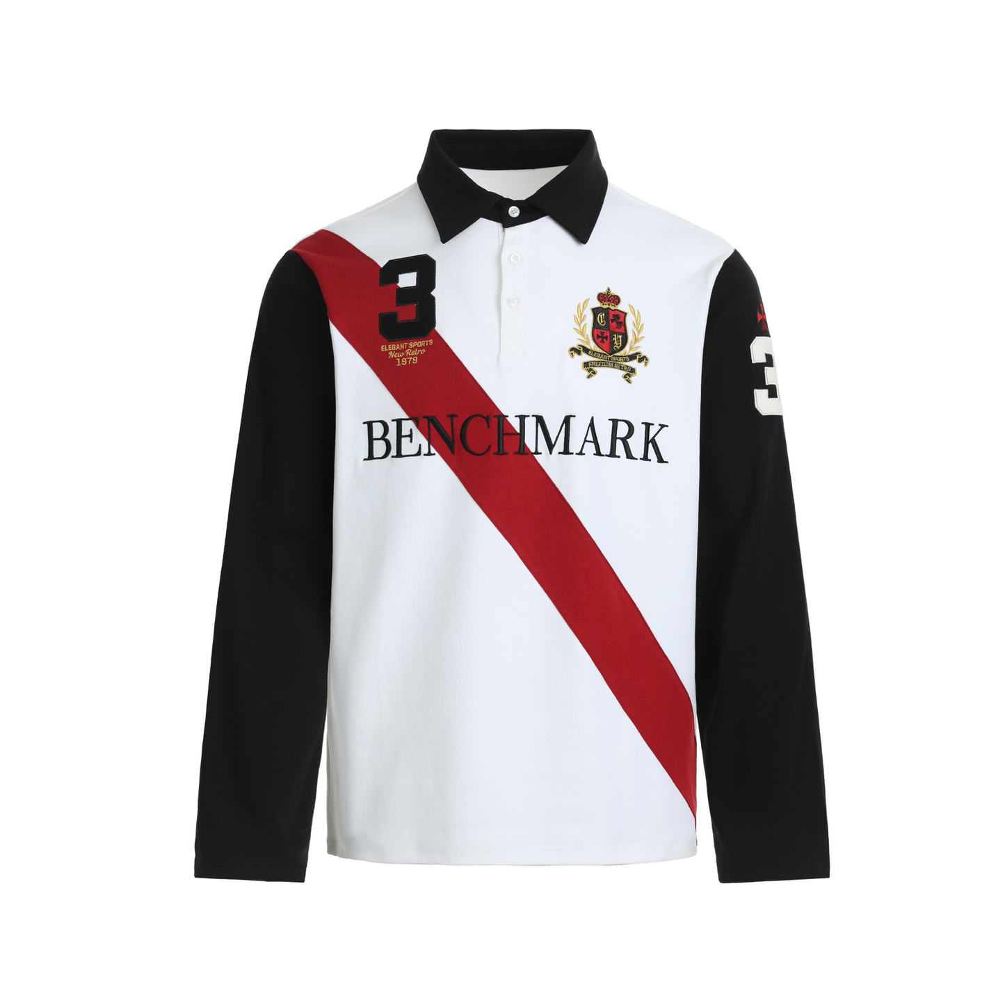 CapCabin Heritage Stripe Long Sleeve Polo
