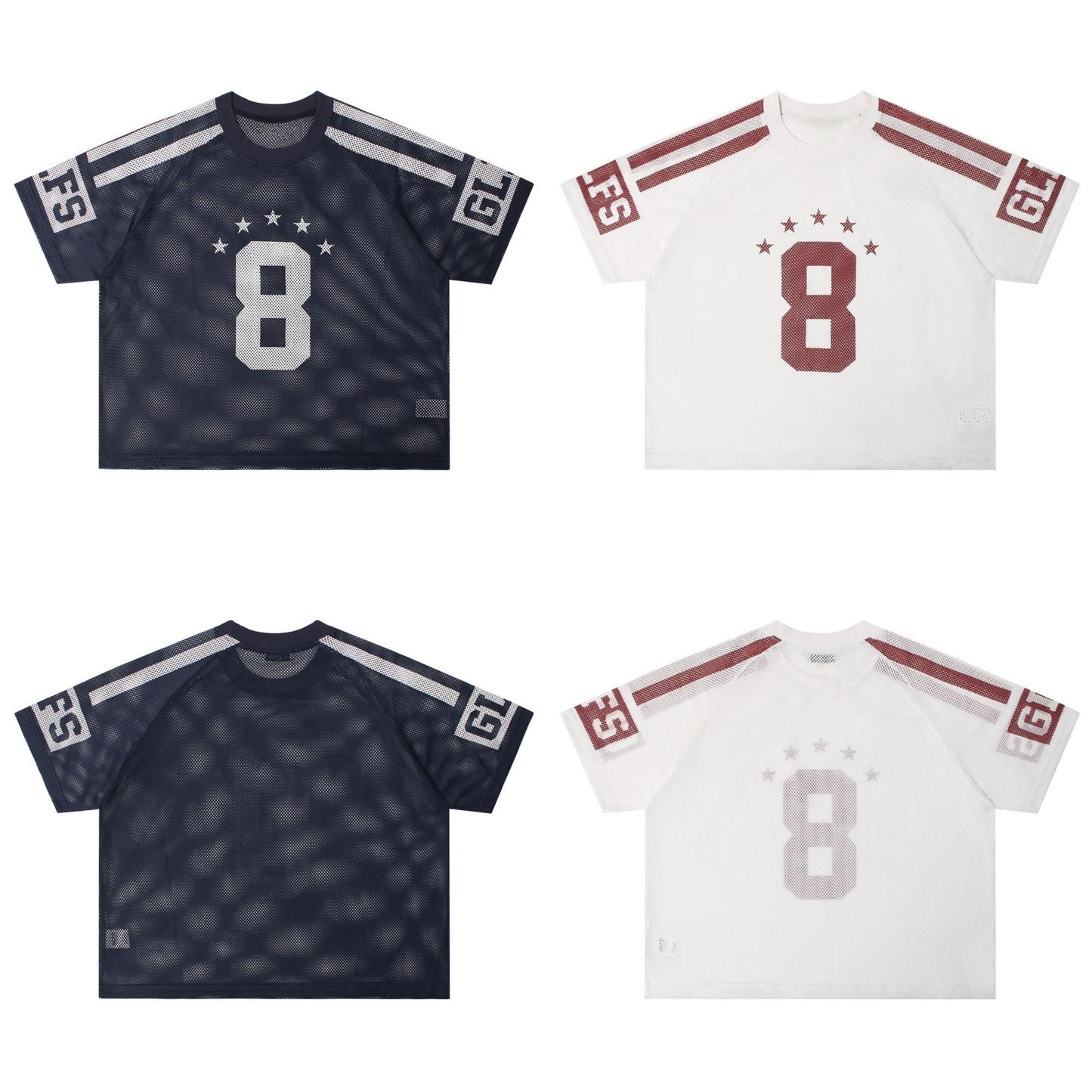 CapCabin “No.8 Varsity” Mesh Jersey