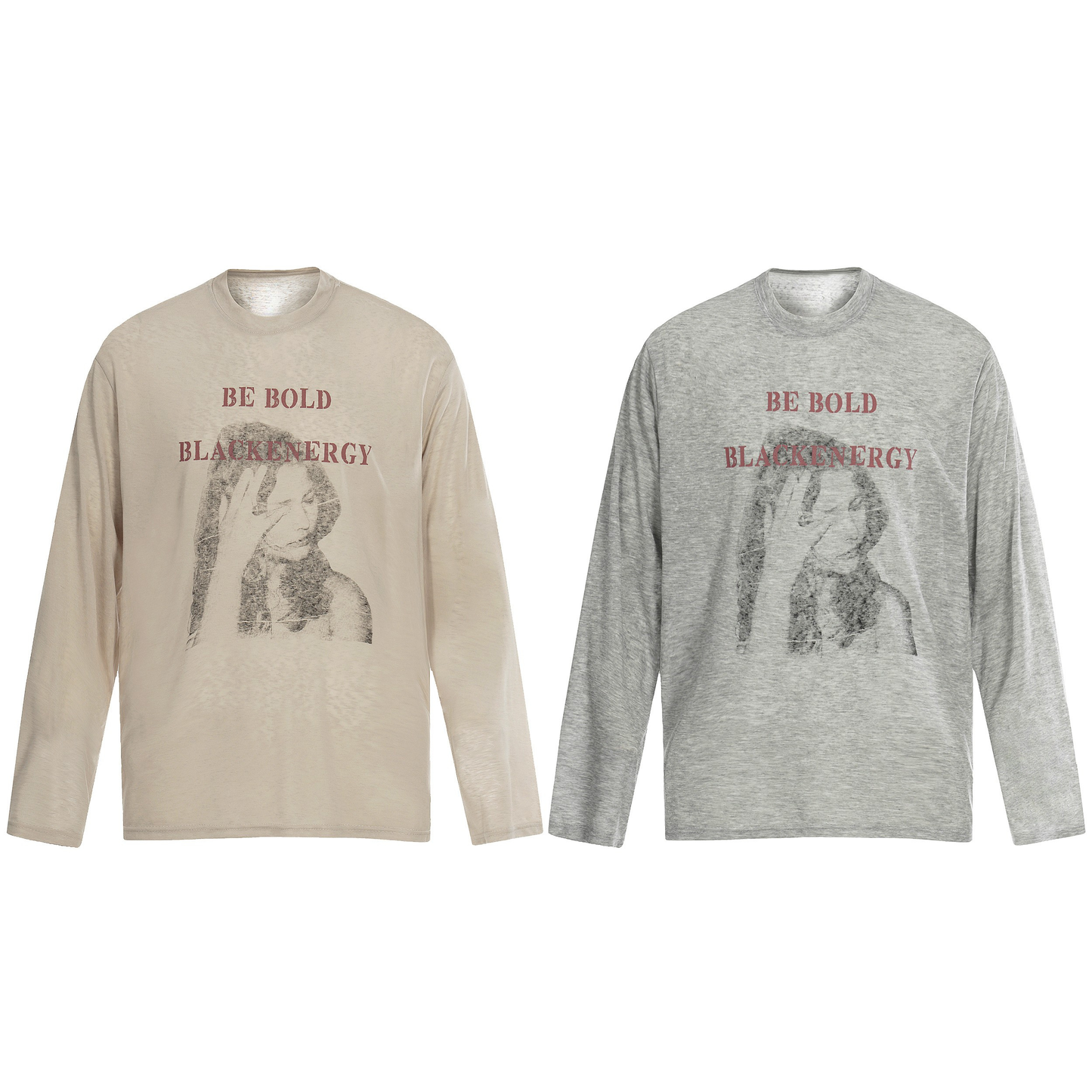 CapCabin “Be Bold” Portrait Graphic Long Sleeve Tee