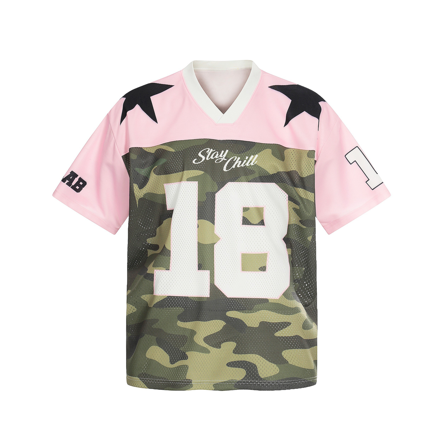 CapCabin Pink Camo “18” Mesh Jersey