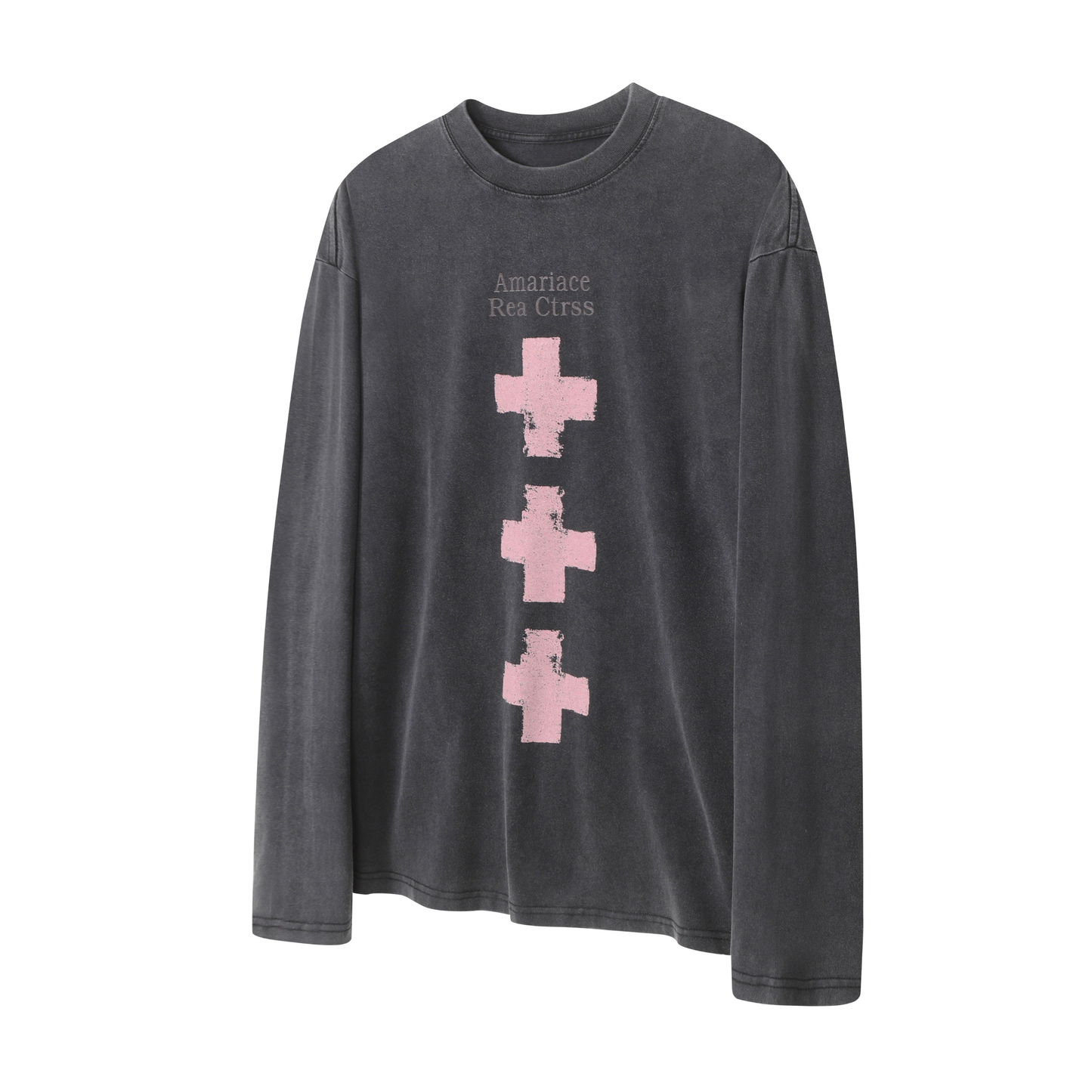 CapCabin Cross Graphic Vintage Long Sleeve Tee