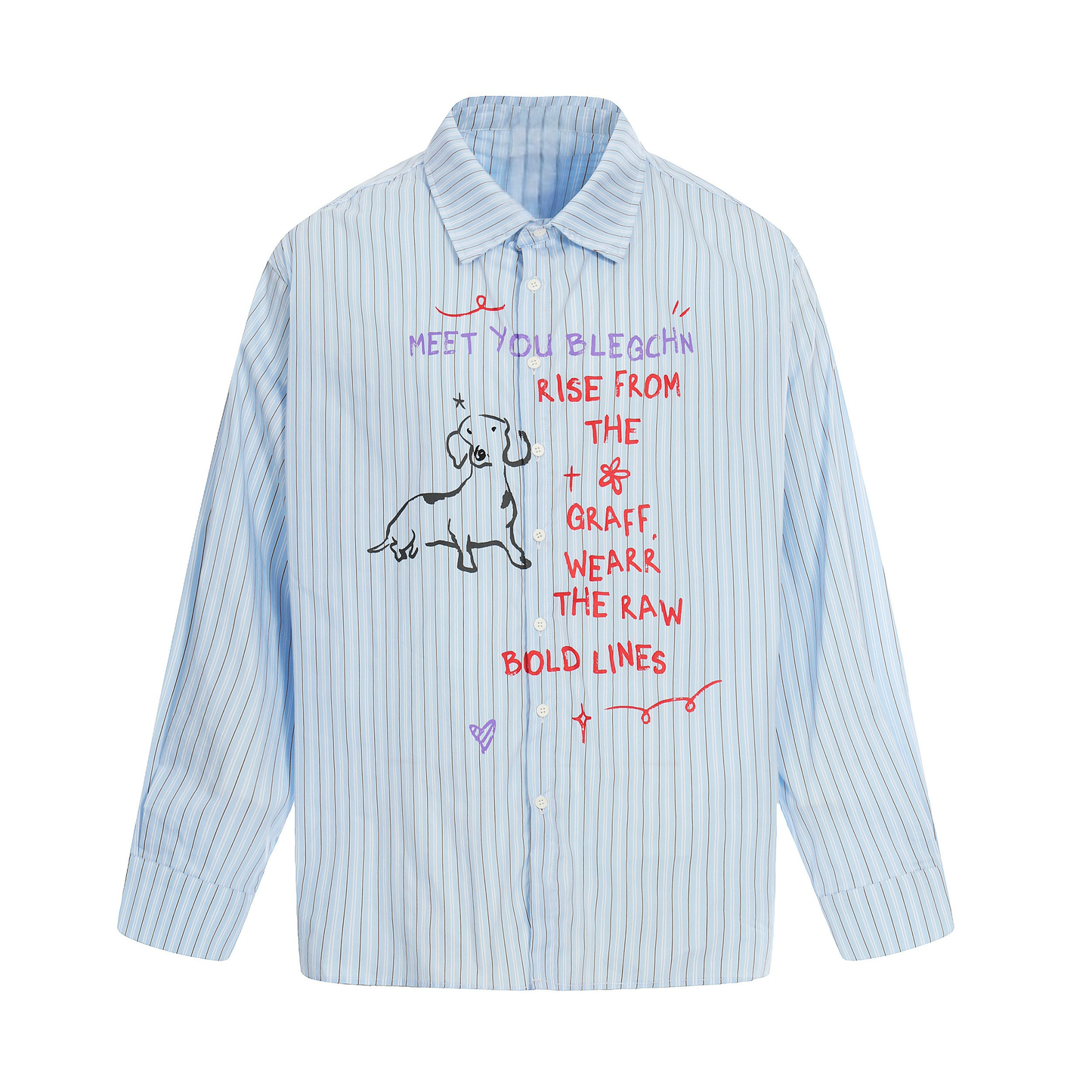 CapCabin Handwritten Stripe Shirt