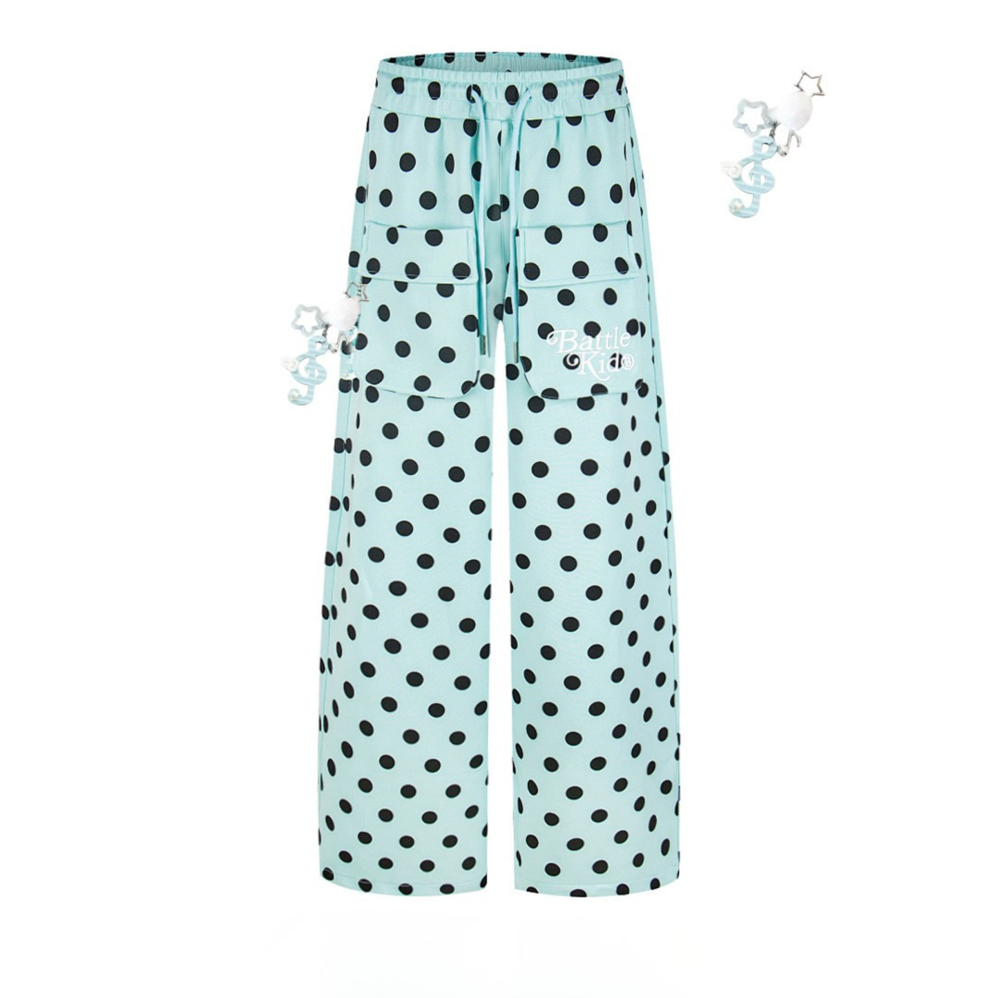 CapCabin Polka Dot Cargo Pants