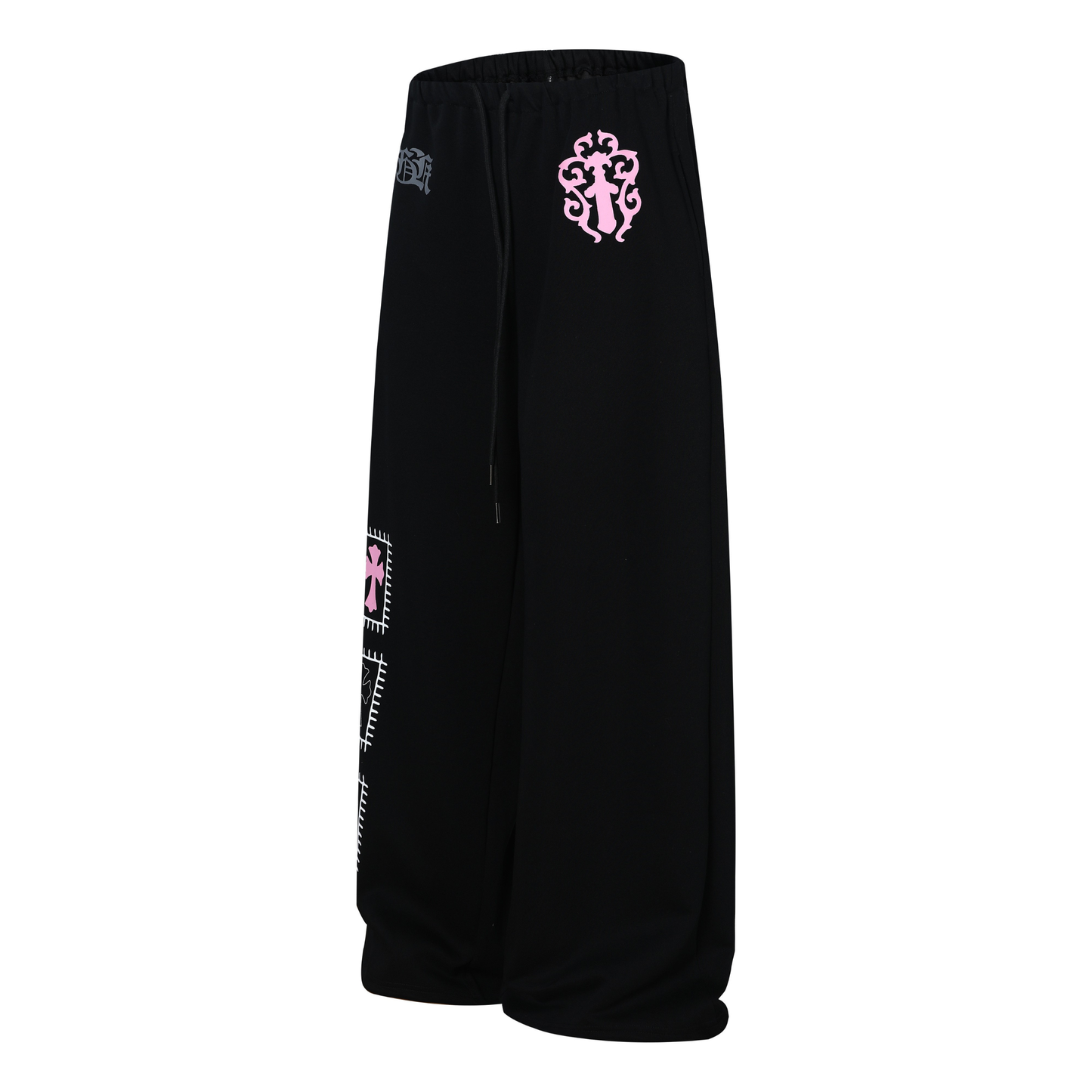 CapCabin Graphic Wide-Leg Sweatpants