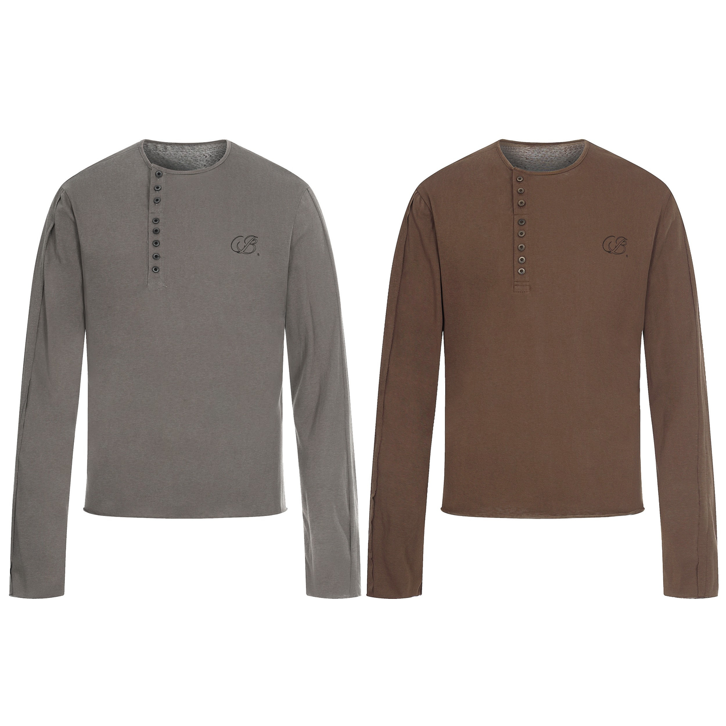 CapCabin Classic Henley Long Sleeve Tee