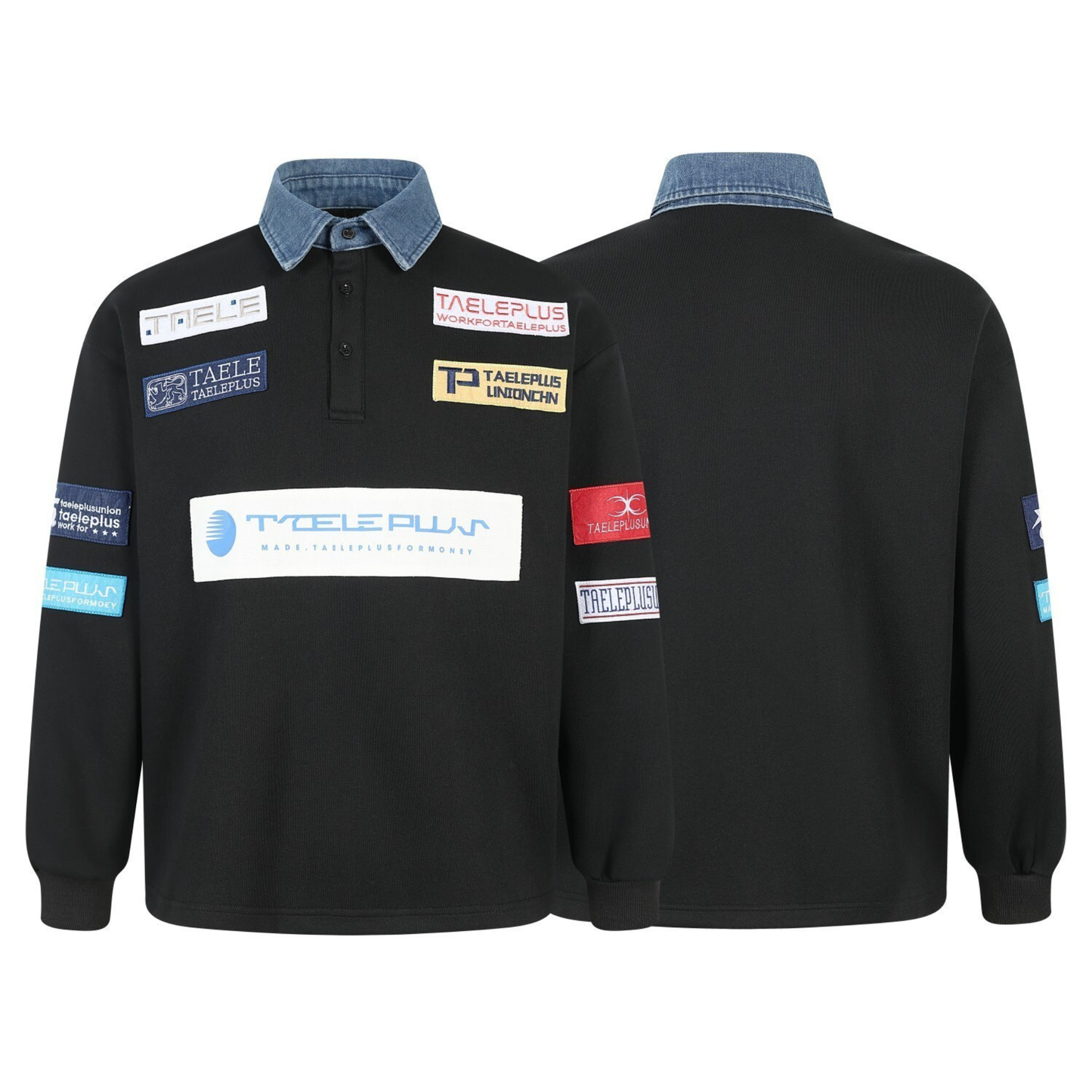 CapCabin Patchwork Polo Sweatshirt