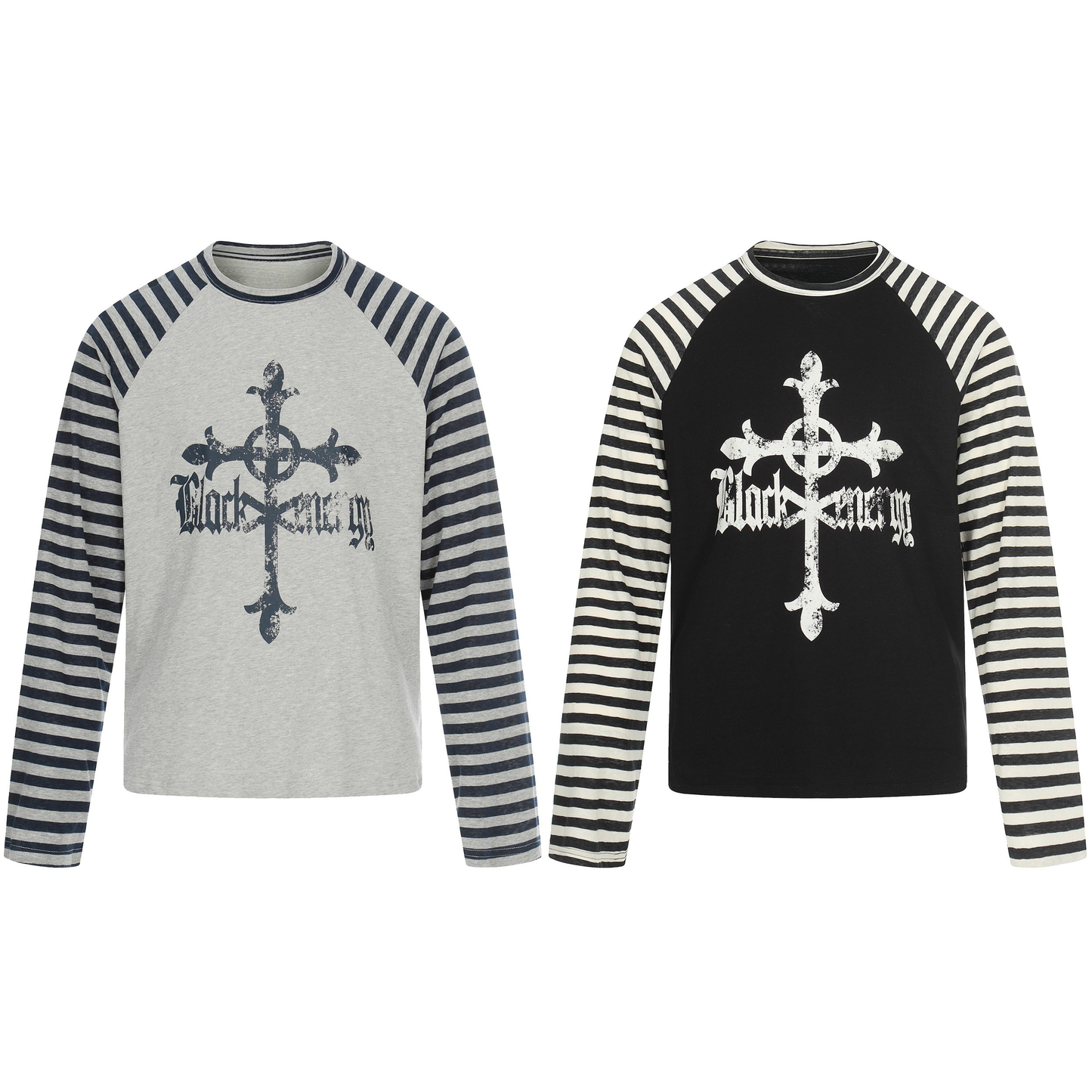 CapCabin Cross Graphic Raglan Long Sleeve Tee